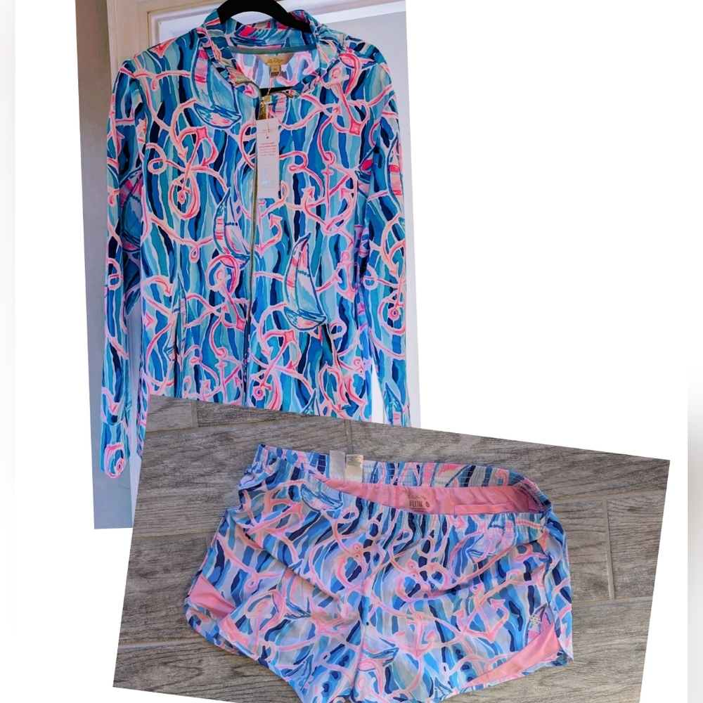 Lilly Pultizer XL NWT Leona Jacket and EUC XL Matching Shorts (Both)